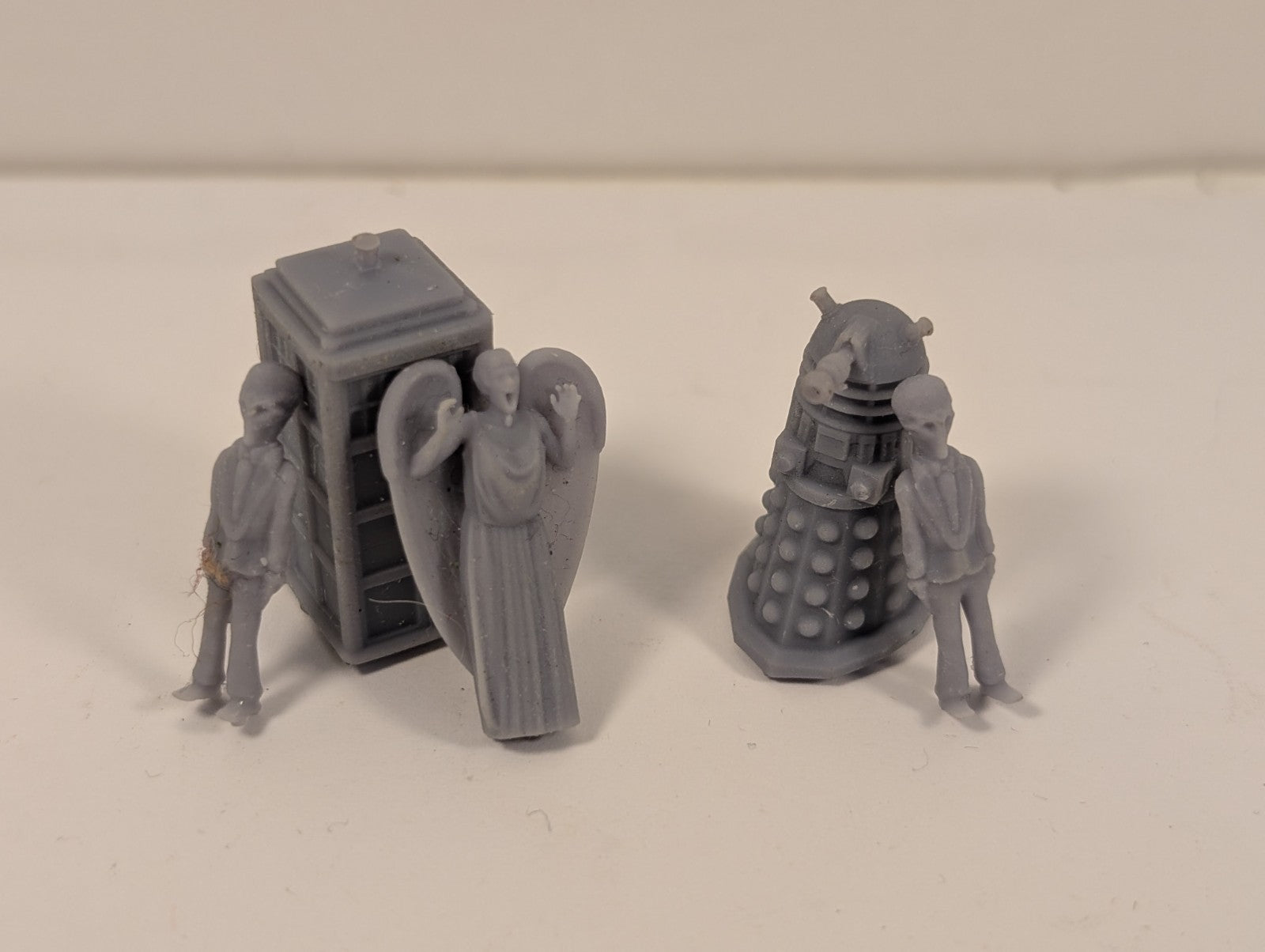 Doctor Who Unpainted Resin Characters OO Gauge