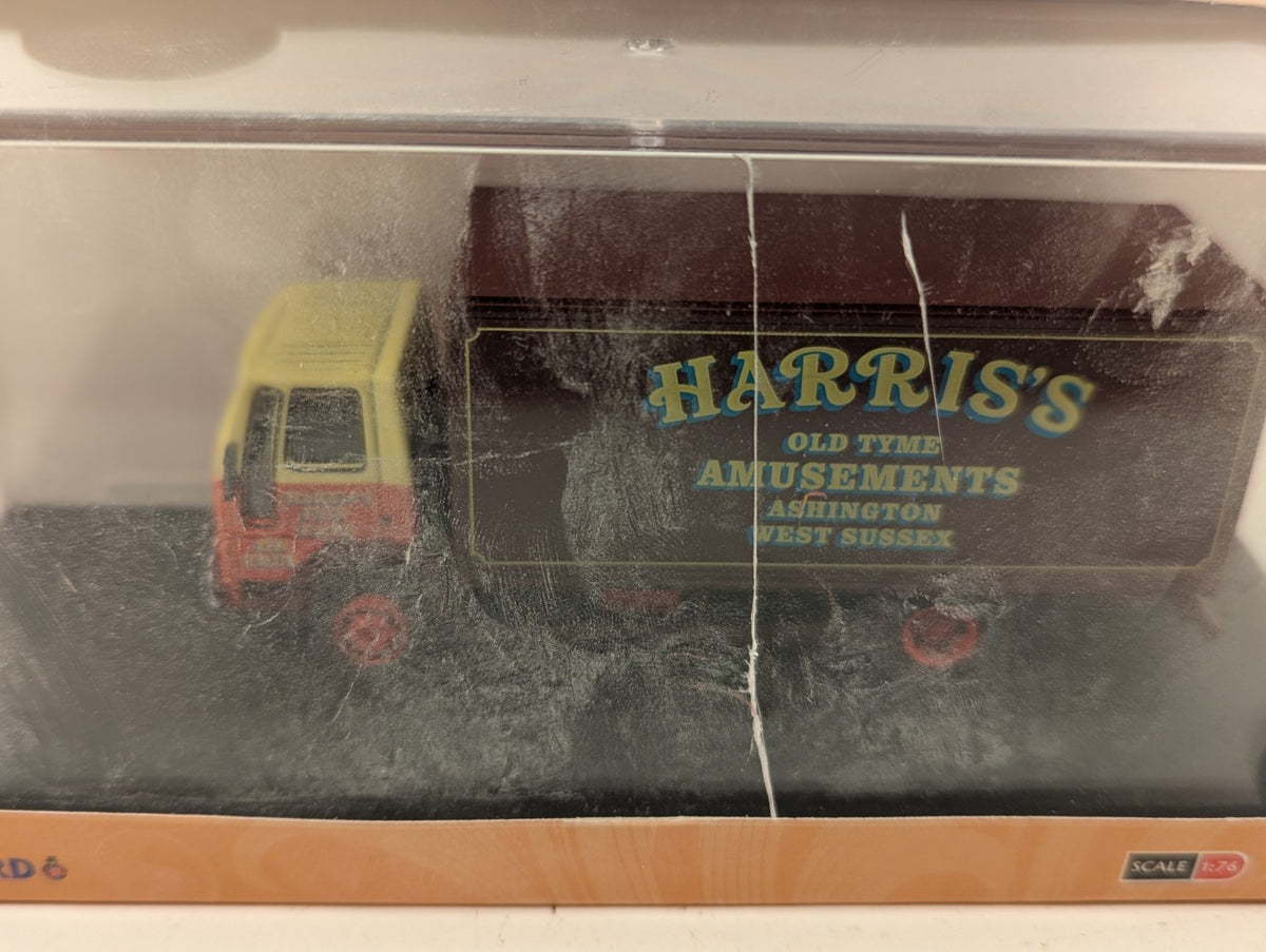 Oxford Diecast Ford Cargo Box Van Harris’s Old Tyme Amusements