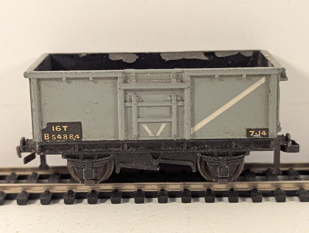 Hornby Dublo 32056/32057 BR 16 Ton Mineral Wagon Grey OO Gauge