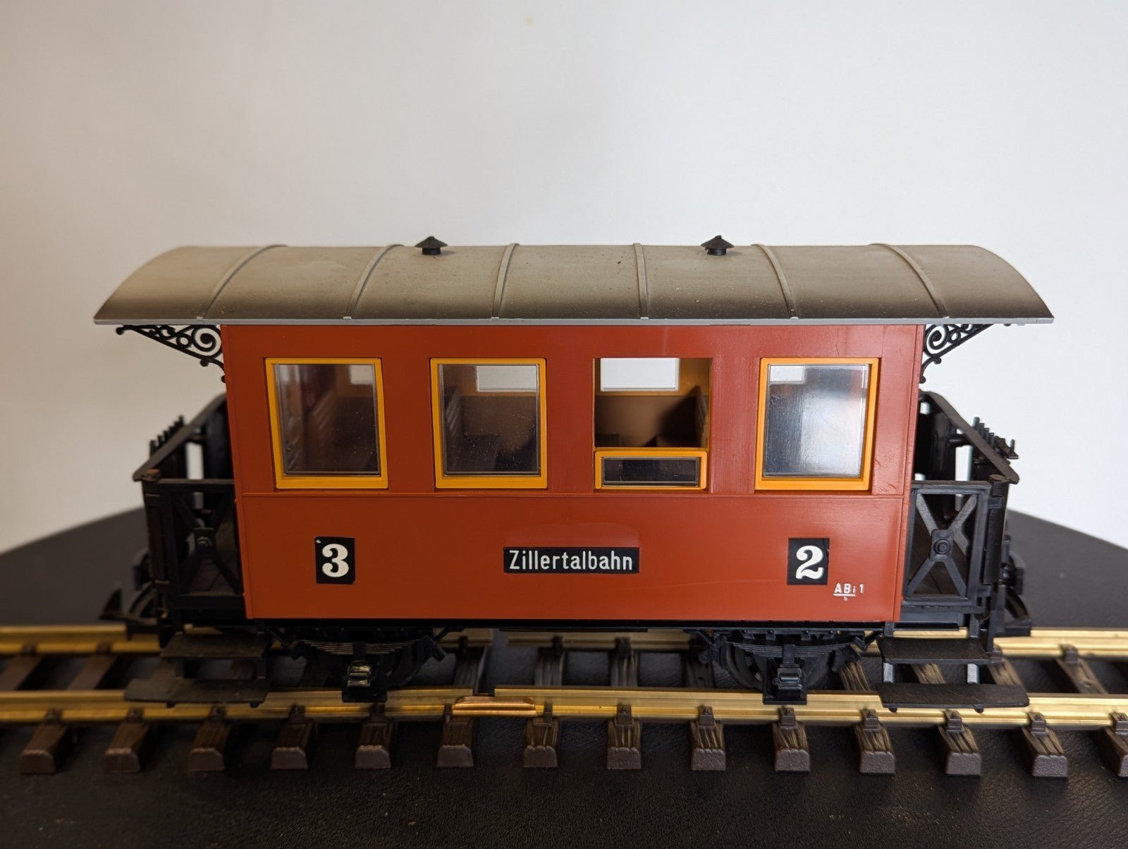LGB G Scale Zillertalbahn Passenger Coach ABi 1 Zillertalbahn Red