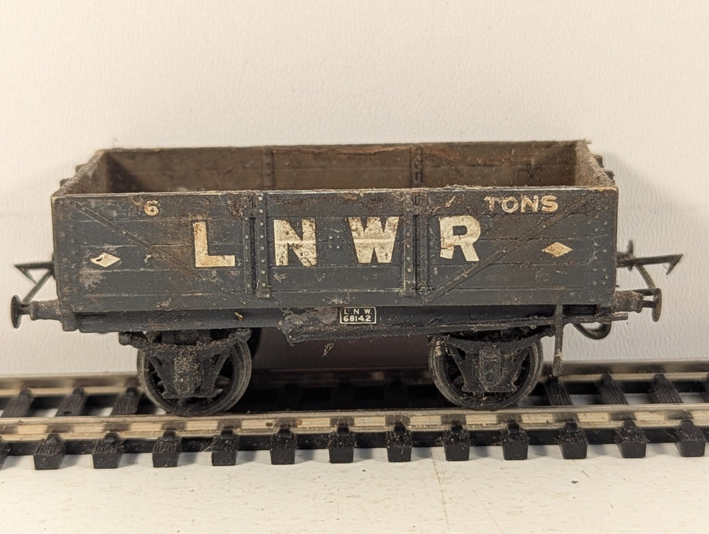 Kit Built OO Gauge LNWR 5-Plank 6-Ton Open Wagon Goods Wagon 68142 LNWR