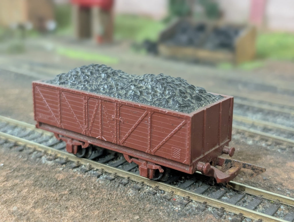 Jouef Playcraft HO Scale Brown Coal Hauler Train Car