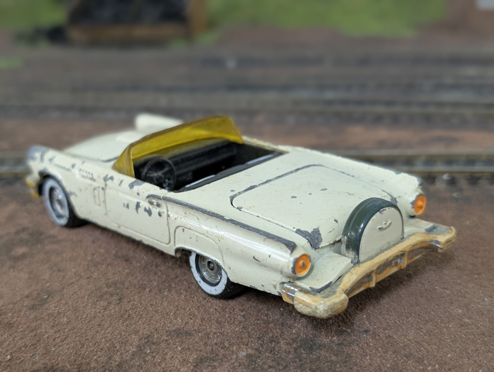 White 1955 Ford Thunderbird Corgi Vintage 5" Diecast Car 011824AST-M