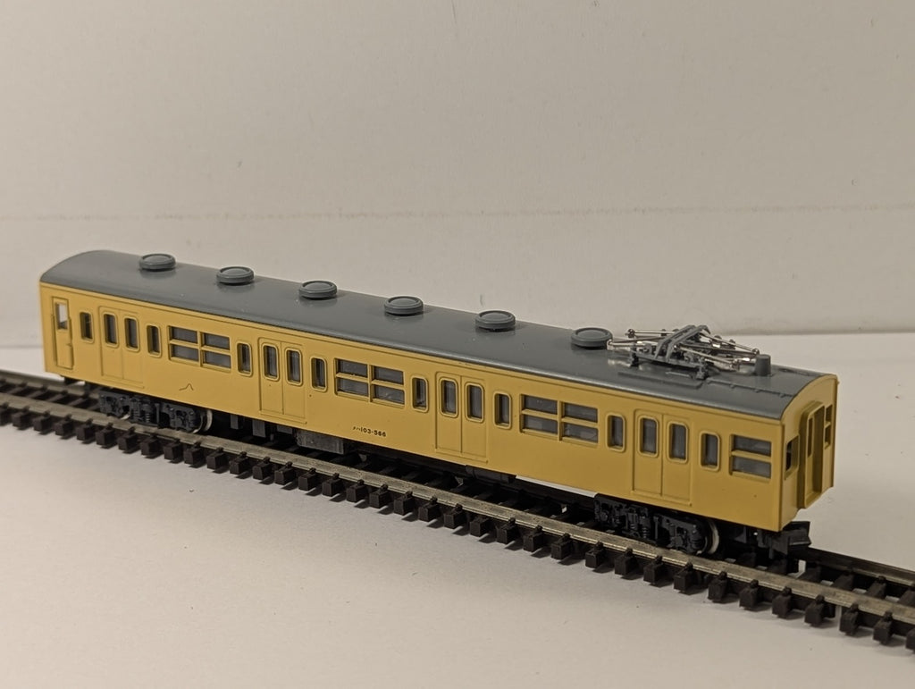 Kato N Gauge JNR Class 103 Kumoha 103 EMU Coach Kumoha 103-56 JNR Canary Yellow