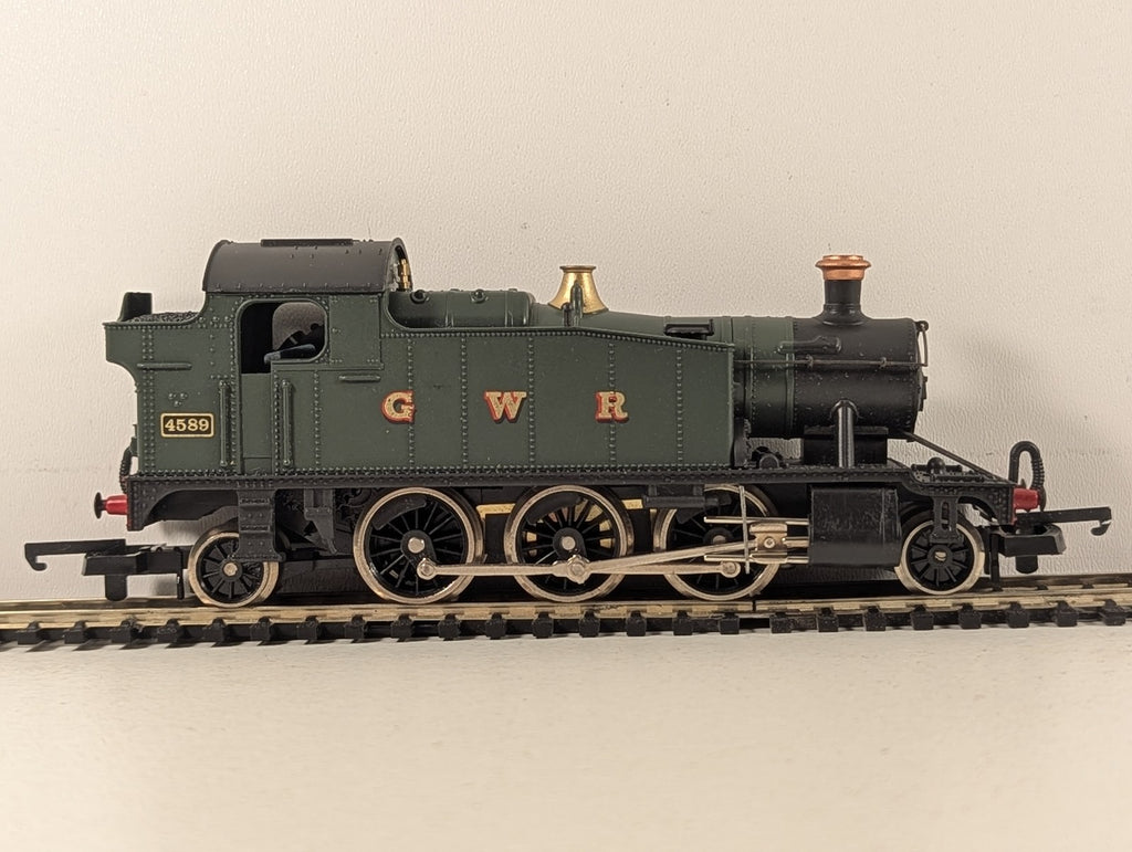 Lima OO Gauge GWR 45xx Class 2-6-2T Steam Locomotive 4589 GWR Green 205111MWG