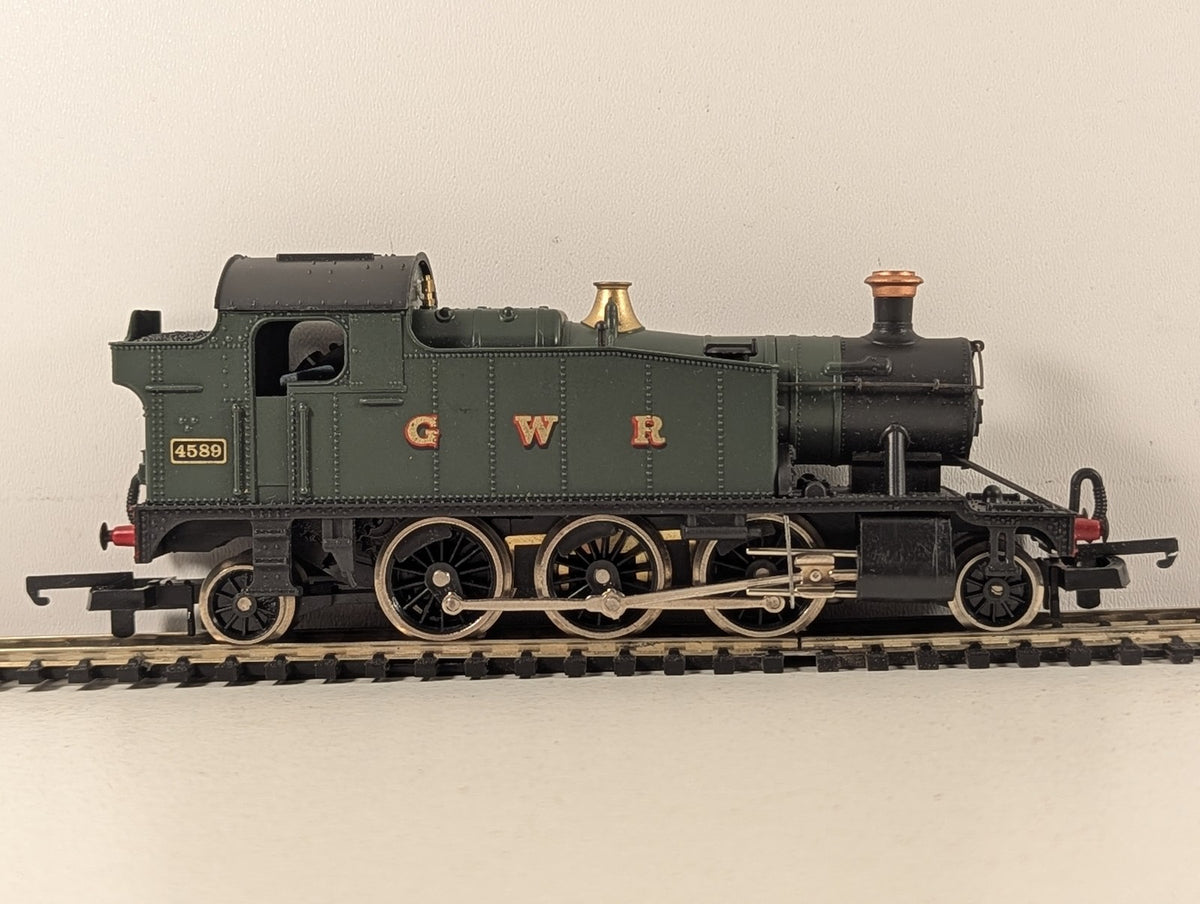Lima OO Gauge GWR 45xx Class 2-6-2T Steam Locomotive 4589 GWR Green 205111MWG