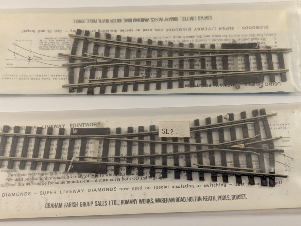 Graham Farish Pair of OO Gauge Points