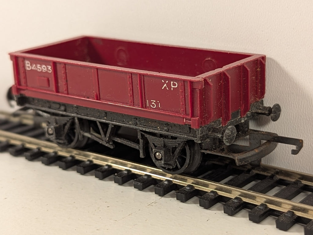 Tri-ang Hornby R113 OO Gauge BR Drop-Side Goods Wagon B4593
