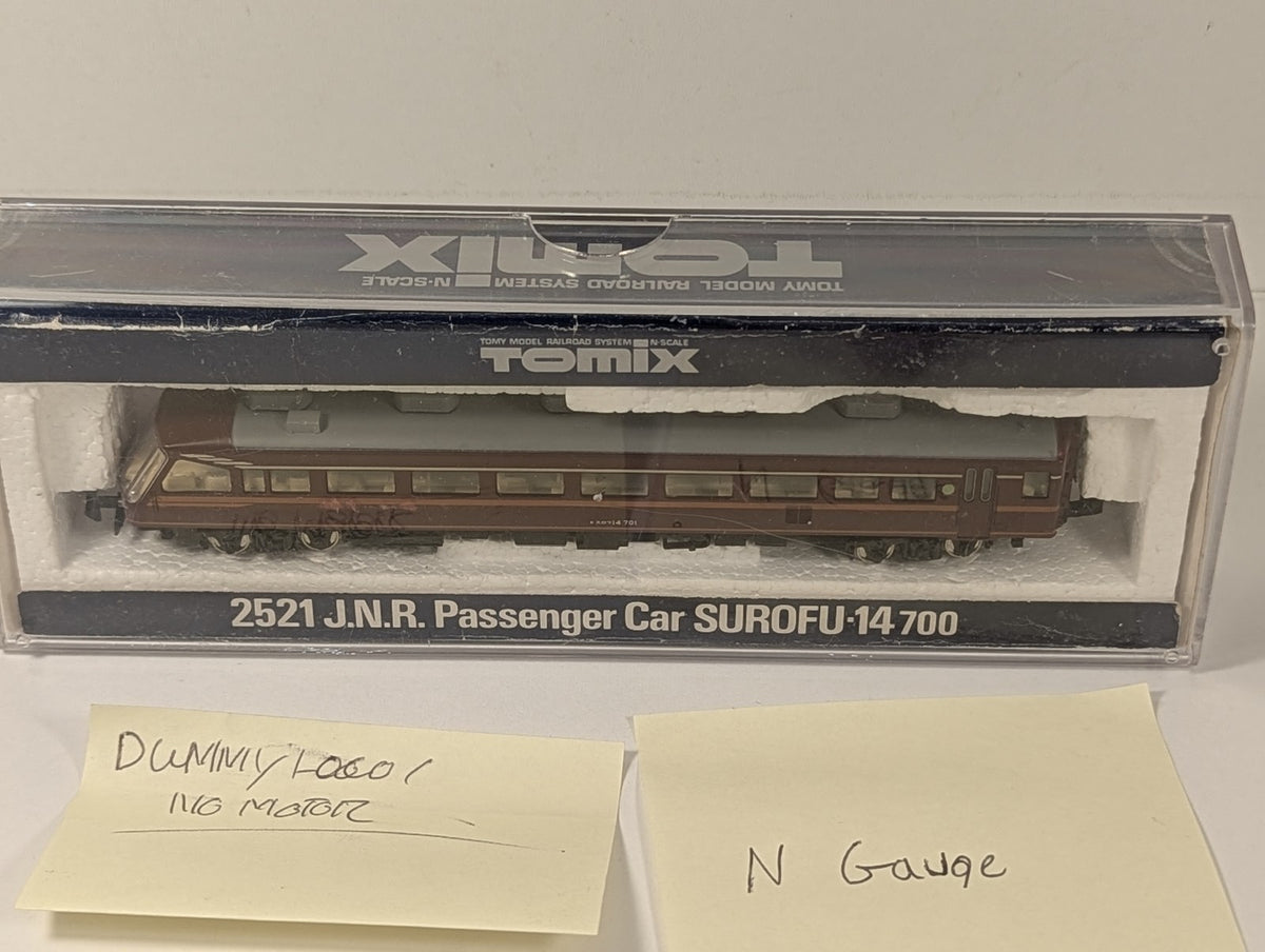 TOMIX N Gauge J.N.R. Passenger Car SUROFU-14 700 Salon Express Tokyo