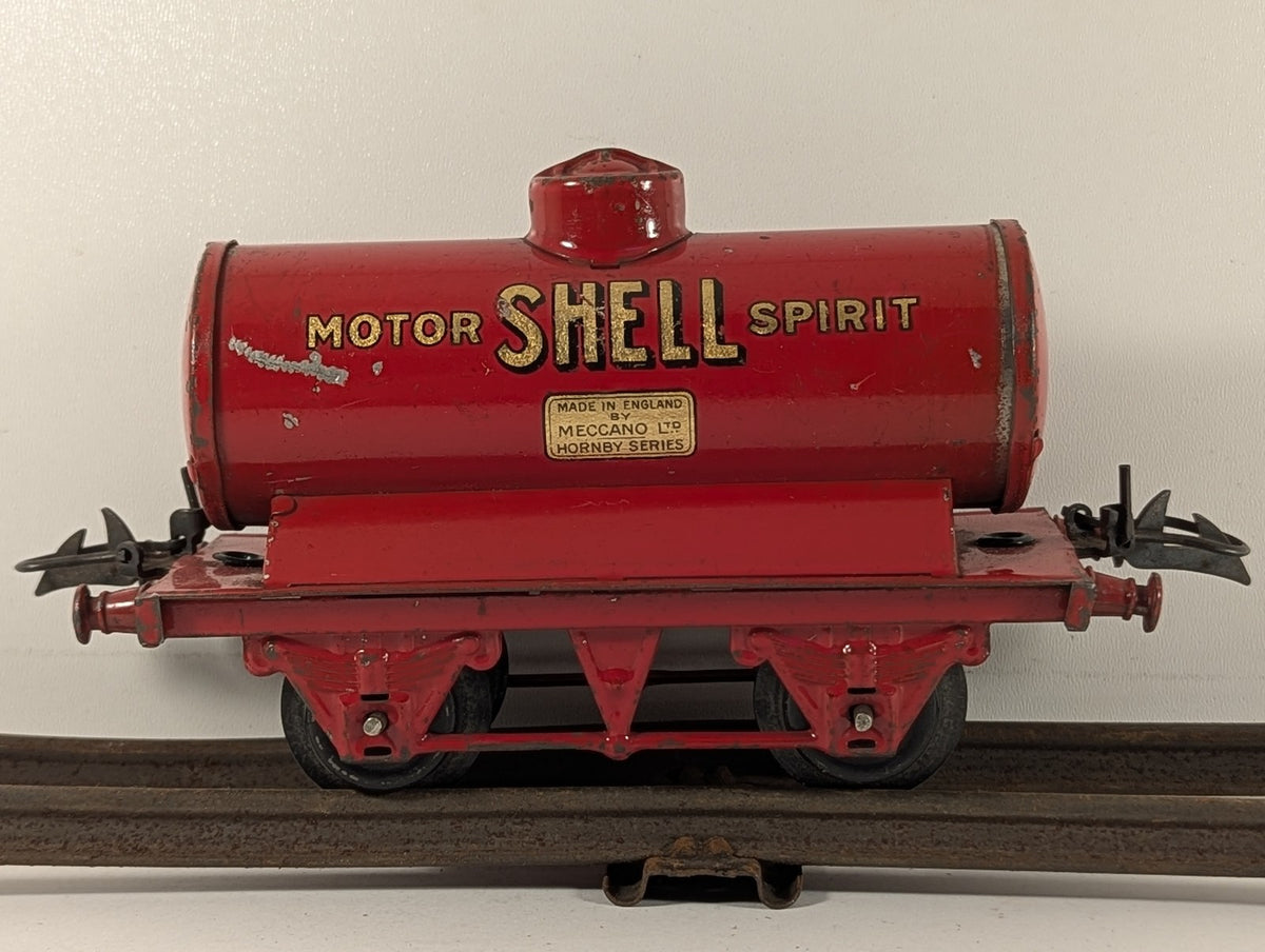 Hornby O Gauge No. 1 Motor Shell Spirit Tank Wagon Shell Motor Spirit Red