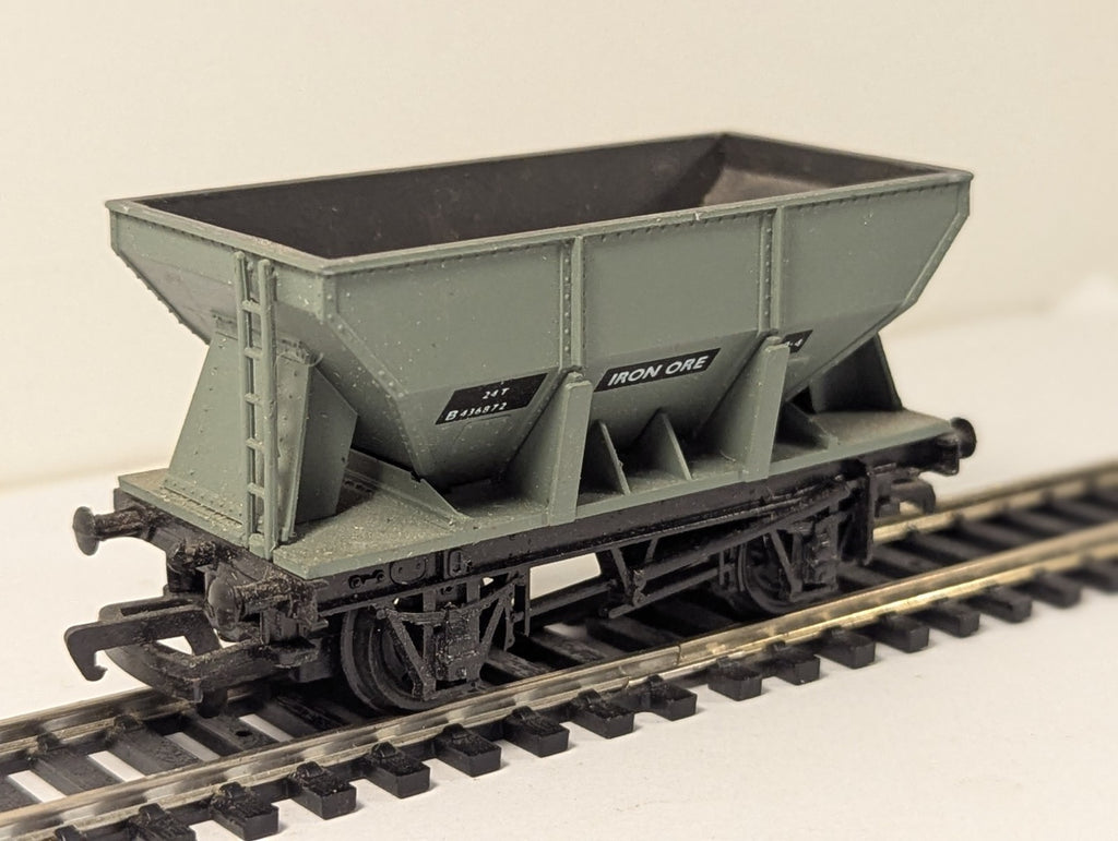Replica Railways 13411 OO Gauge 24 Ton Iron Ore Hopper BR Grey