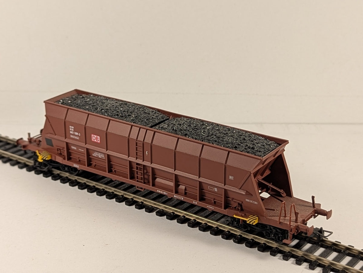 Electrotren HO Gauge DB Falns Hopper Wagon Goods Wagon 665 1 009-3 DB Brown