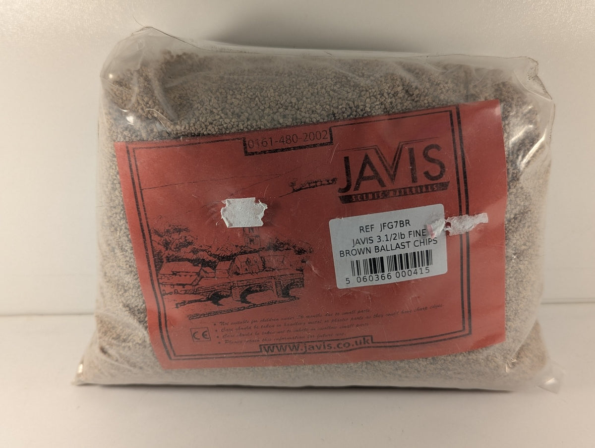 Javis Fine Brown Ballast Chips Scenic Materials JFG7BR