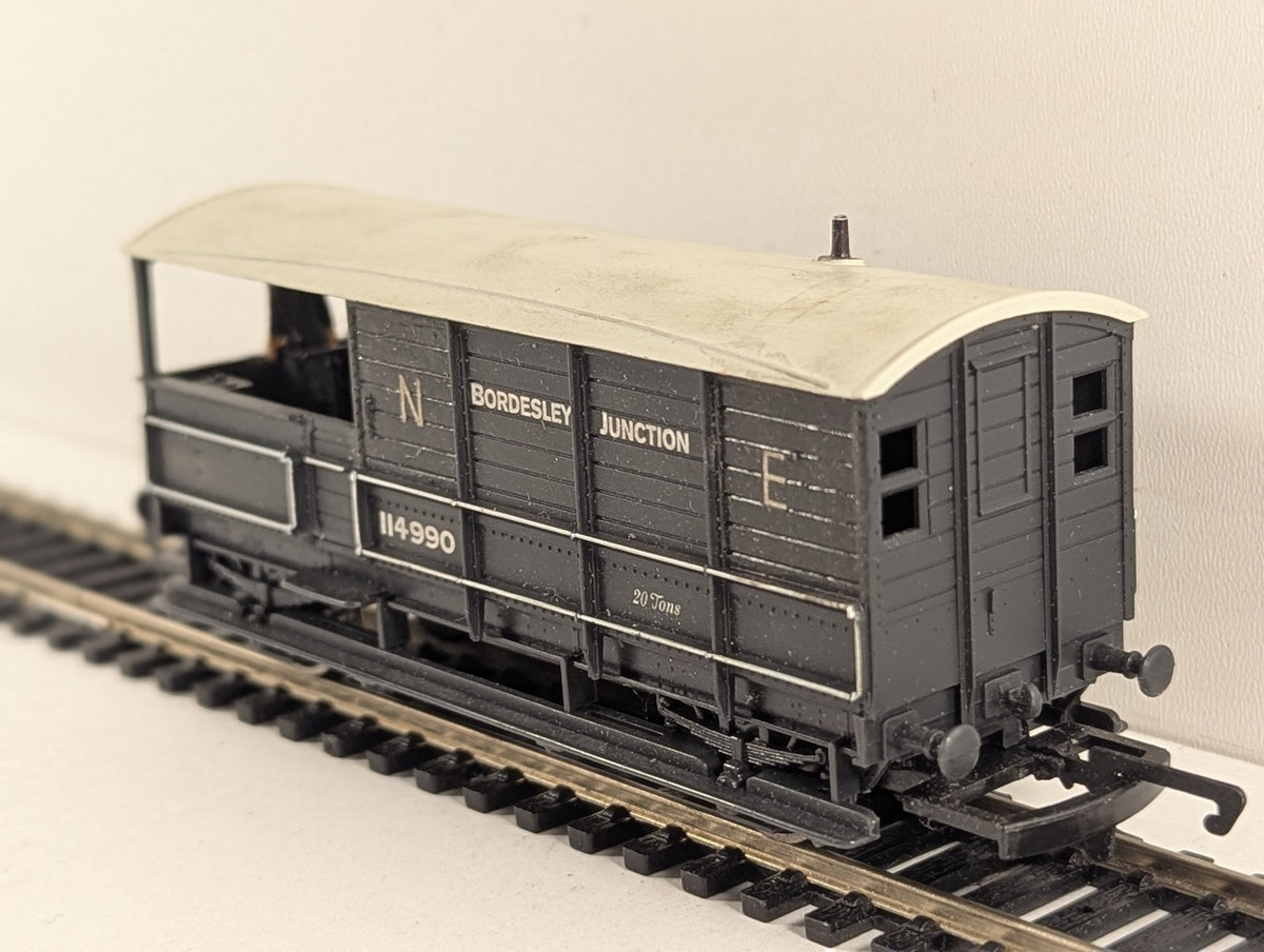 Hornby OO Gauge LNER 20 Ton Brake Van 'Bordesley Junction' 114990 NE Grey