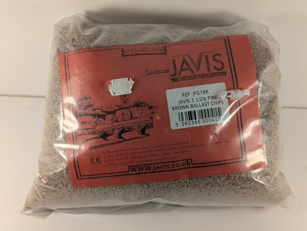 Javis Fine Brown Ballast Chips Scenic Materials JFG7BR