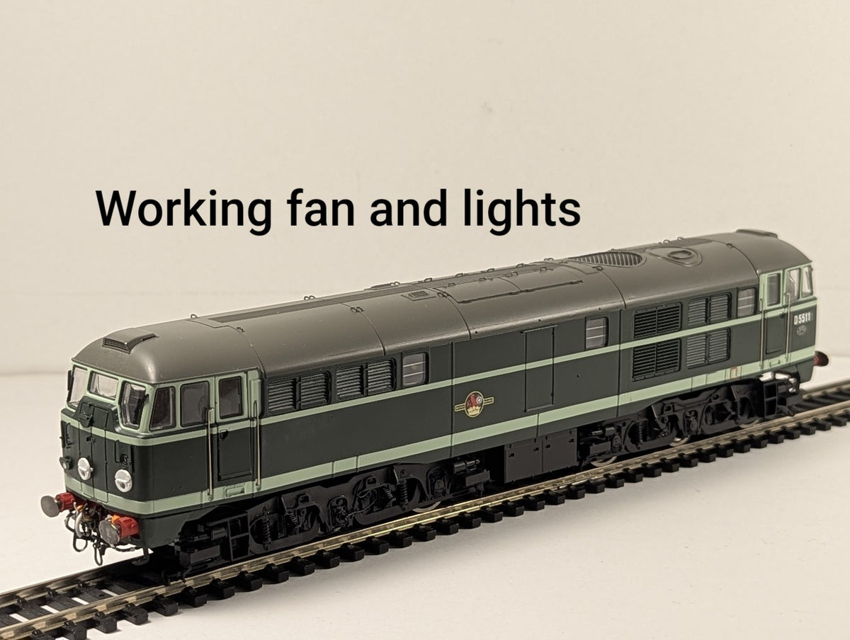 Hornby R2420A OO Gauge Class 31 Diesel Locomotive D5511 BR Two-Tone Green
