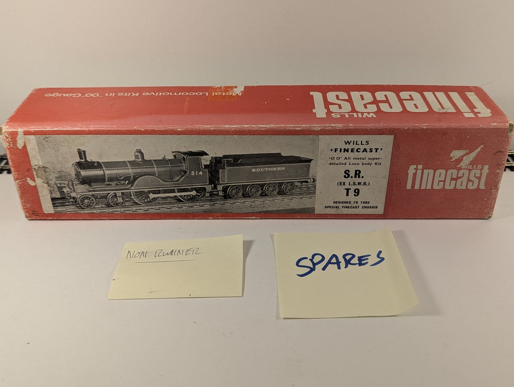 Wills Finecast OO Gauge Class T9 4-4-0 Steam Locomotive 30300 BR Black F126