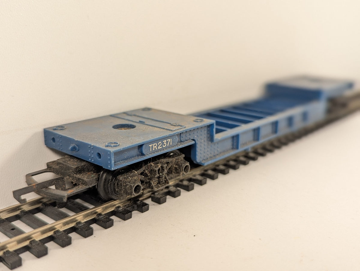 Tri-ang OO Gauge Dropframe Bogie Wagon Goods Wagon TR2371 Blue R113