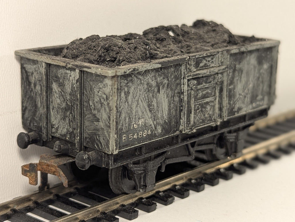 Hornby Dublo OO Gauge 16-Ton Mineral Wagon Goods Wagon B54884 BR Grey