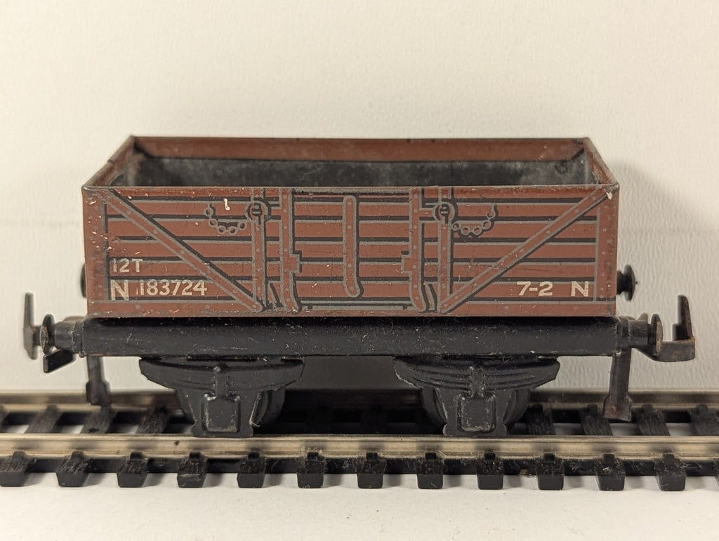 Trix Twin Railway OO Gauge 12T Open Wagon Goods Wagon N 183724 LNER Brown