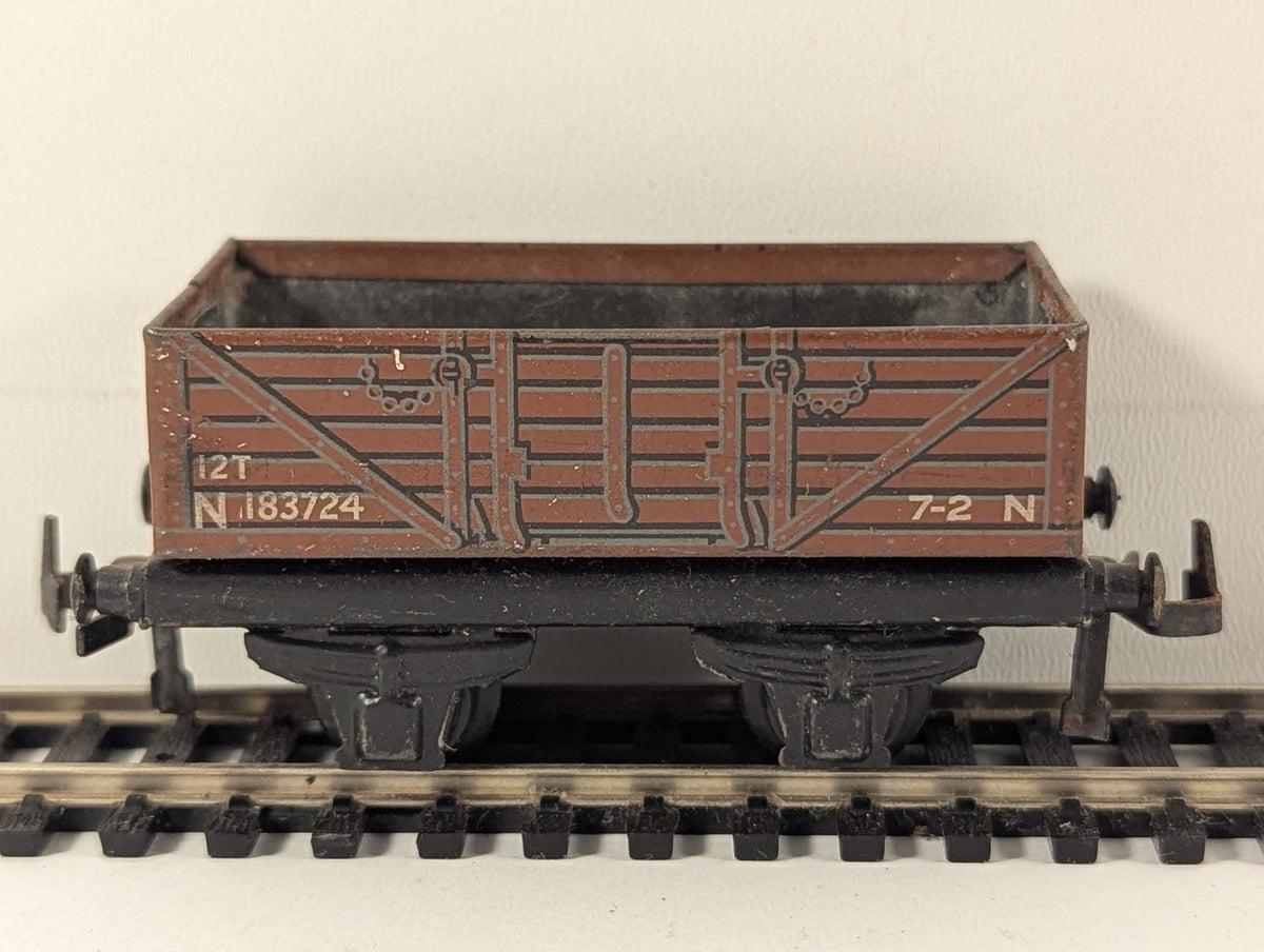 Trix Twin Railway OO Gauge 12T Open Wagon Goods Wagon N 183724 LNER Brown