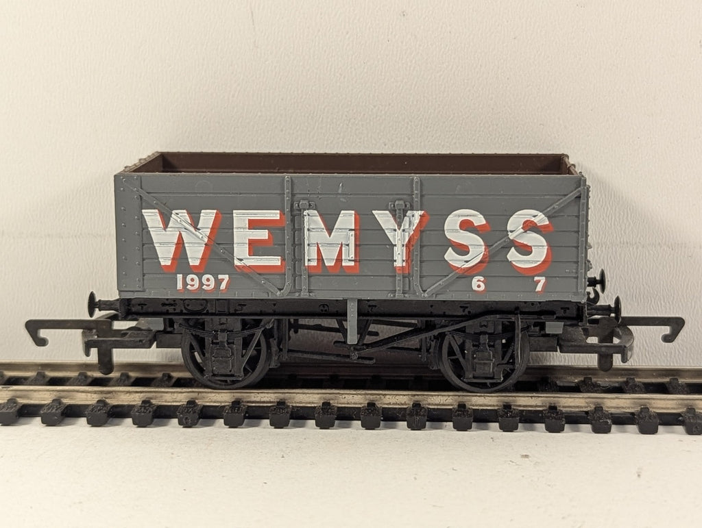Hornby OO Gauge 7 Plank Open Wagon Goods Wagon 1997 Wemyss R6241