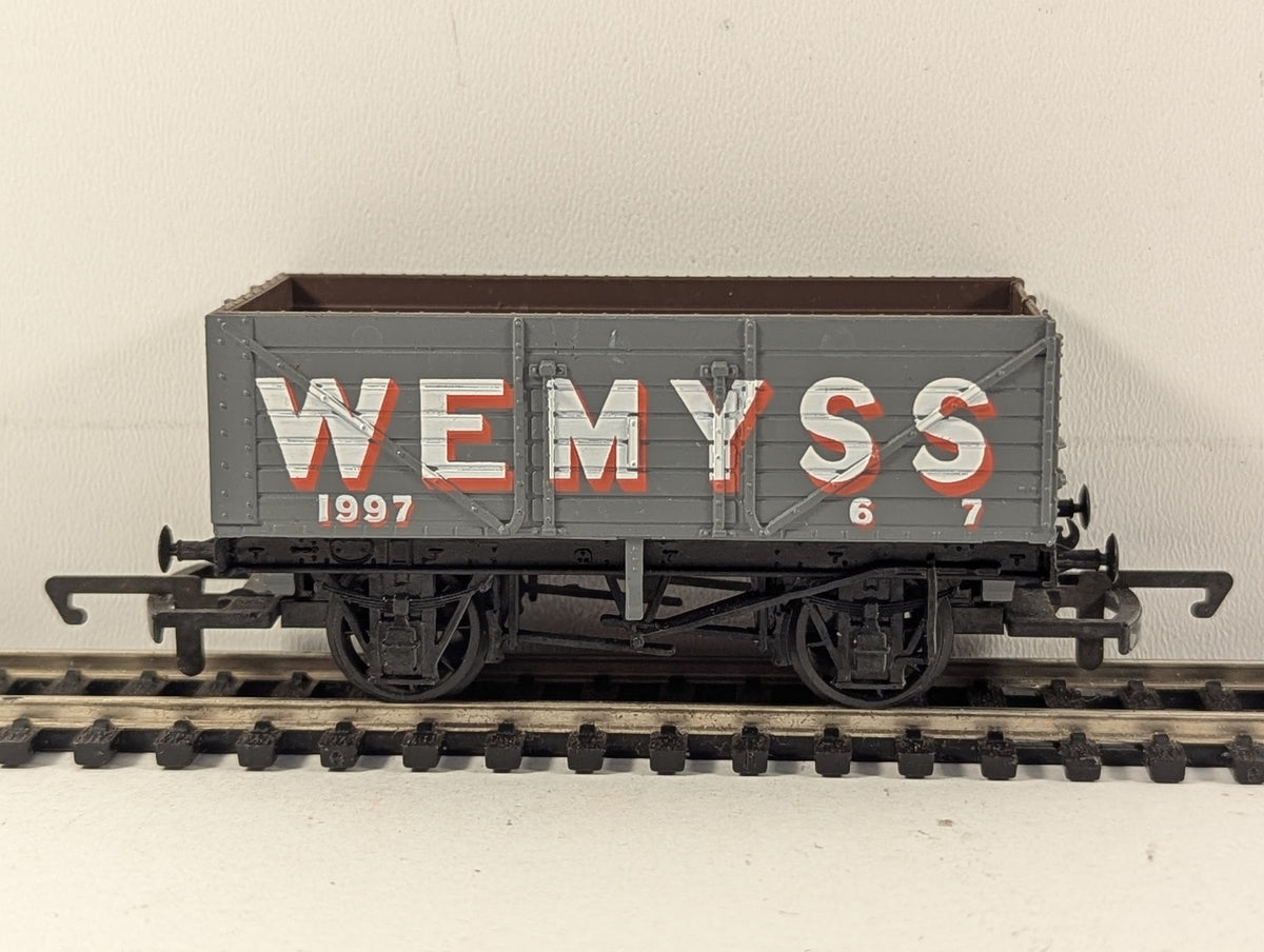 Hornby OO Gauge 7 Plank Open Wagon Goods Wagon 1997 Wemyss R6241
