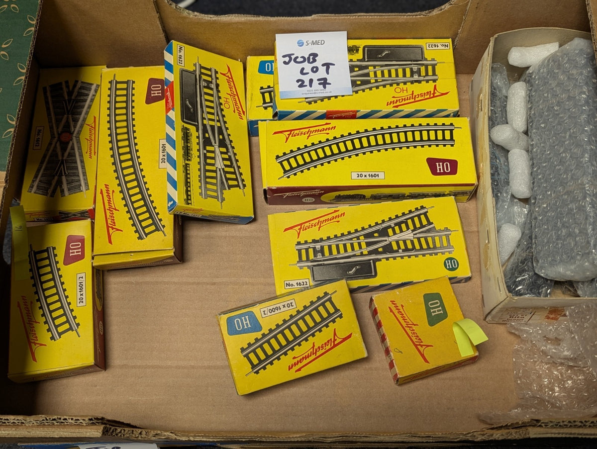 Fleischmann HO Gauge Job Lot of Model Railway Track