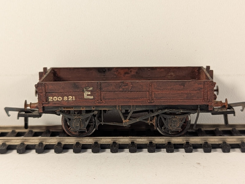 OO Gauge LNER 5-Plank Open Wagon Goods Wagon E200821 BR Bauxite