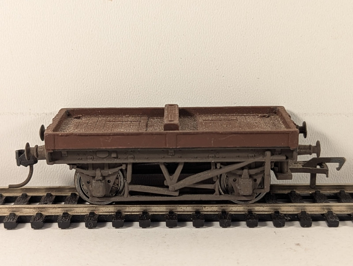 Kitbuilt OO Gauge 10-Ton Single Bolster Wagon Goods Wagon Brown 4610
