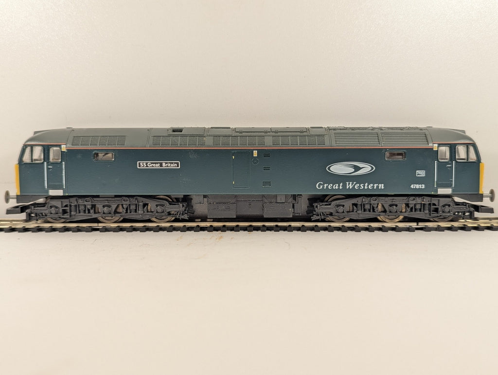 Lima OO Gauge Class 47 Diesel Locomotive 47813 Great Western Trains green