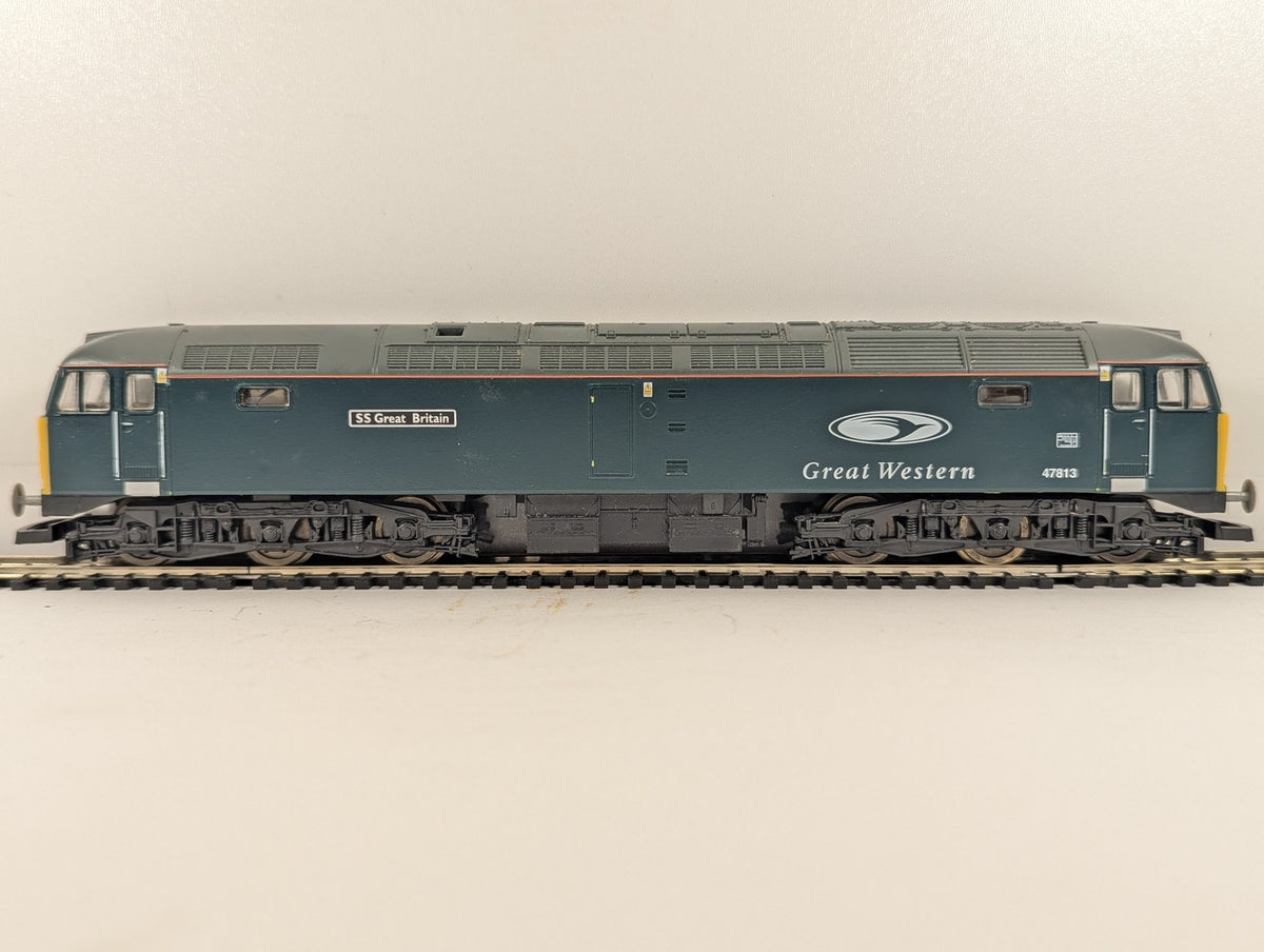 Lima OO Gauge Class 47 Diesel Locomotive 47813 Great Western Trains green