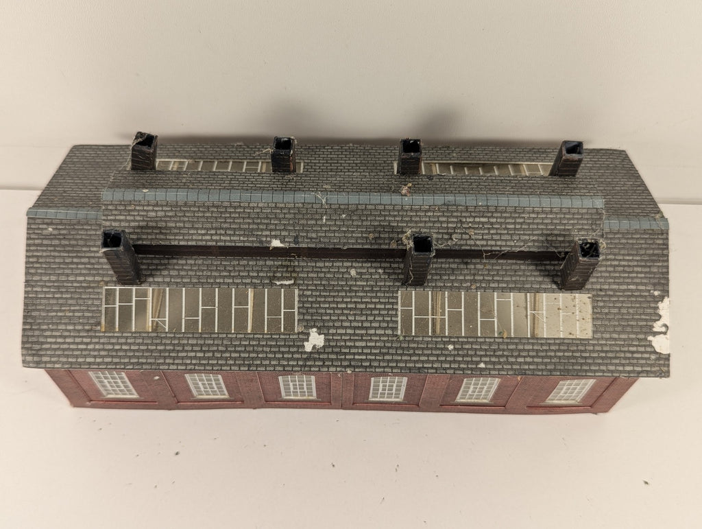 Metcalfe Models N Gauge Double Track Engine Shed Building Red Brick PO223