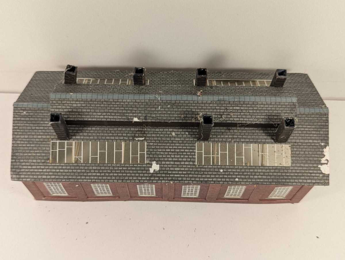 Metcalfe Models N Gauge Double Track Engine Shed Building Red Brick PO223