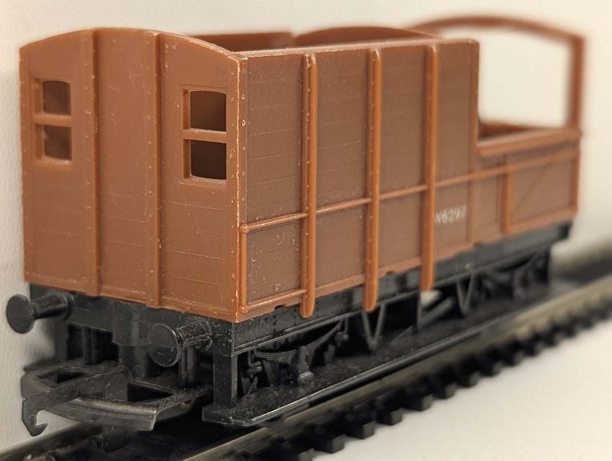 Tri-ang OO Gauge GWR Shunt Truck Goods Wagon W6297 BR Brown R17