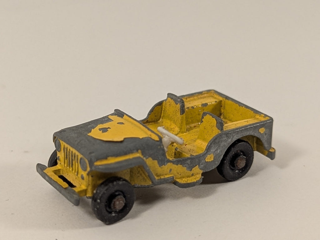 Matchbox Willys Jeep Die-cast Vehicle Yellow 72a