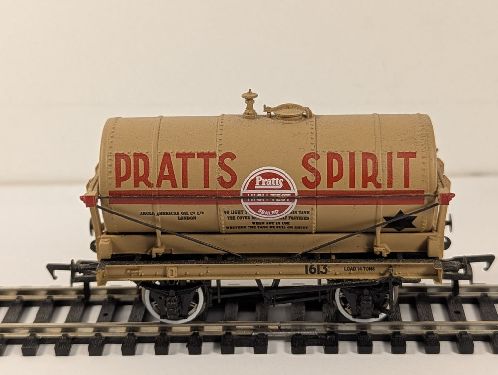 Bachmann OO Gauge 14 Ton Tank Wagon Pratts Spirit Goods Wagon 1613