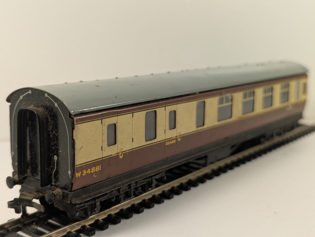 Hornby Dublo OO Gauge Stanier Brake Coach Chocolate & Cream