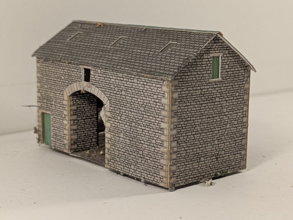 Metcalfe N Gauge Grange Farm Barn Building PO251