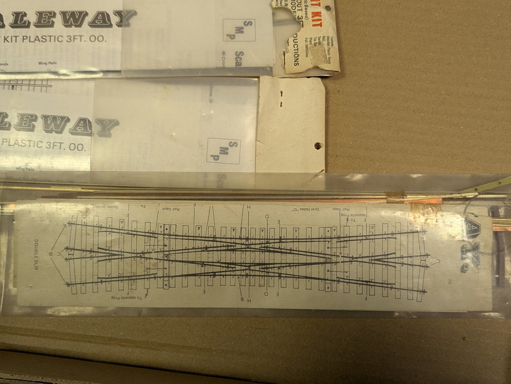Mixed OO Gauge Mixed Point Kits, Track & Double Slip Components