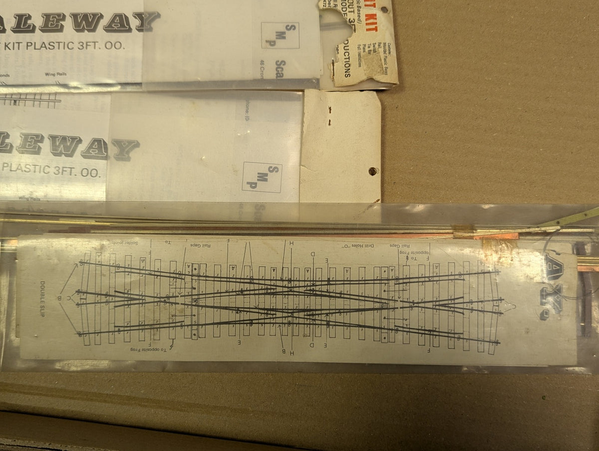 Mixed OO Gauge Mixed Point Kits, Track & Double Slip Components