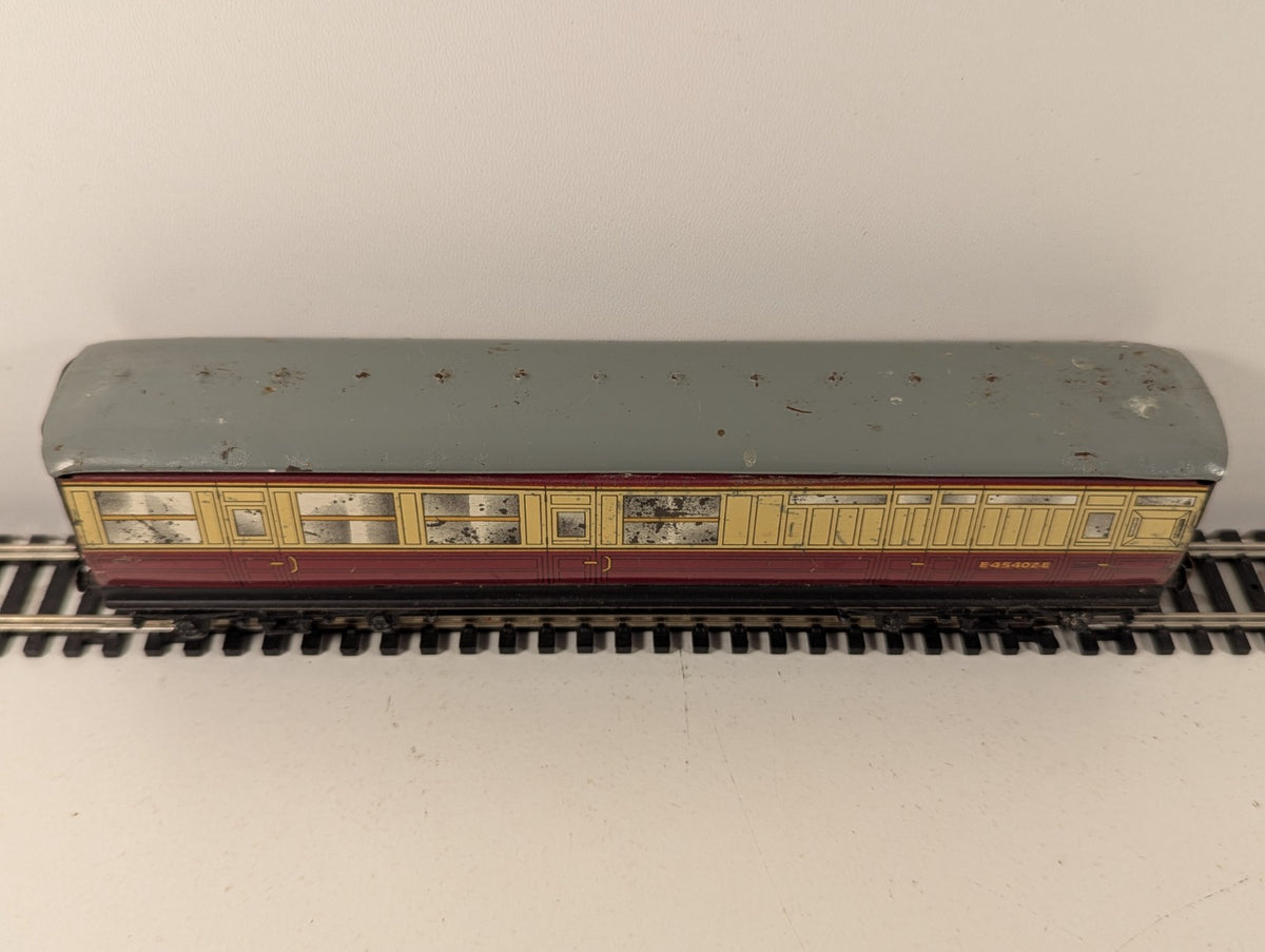 Hornby Dublo OO Gauge LNER Gresley Corridor Brake Third Coach Crimson & Cream