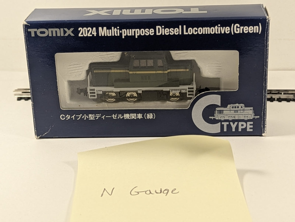 Tomix N Gauge C Type Multi-purpose Diesel Locomotive Green 2024