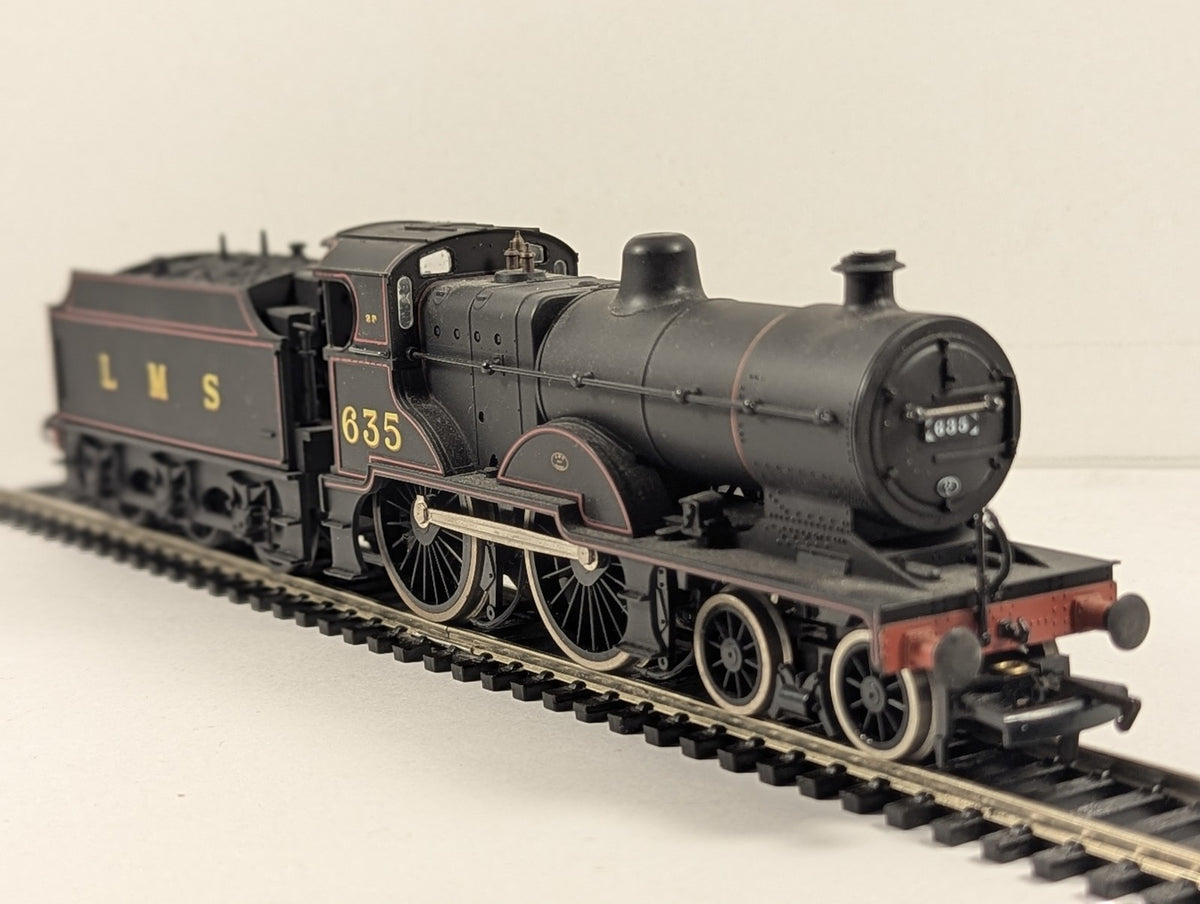 Mainline OO Gauge Class 2P 4-4-0 Steam Locomotive 635 LMS Lined Black 37-058