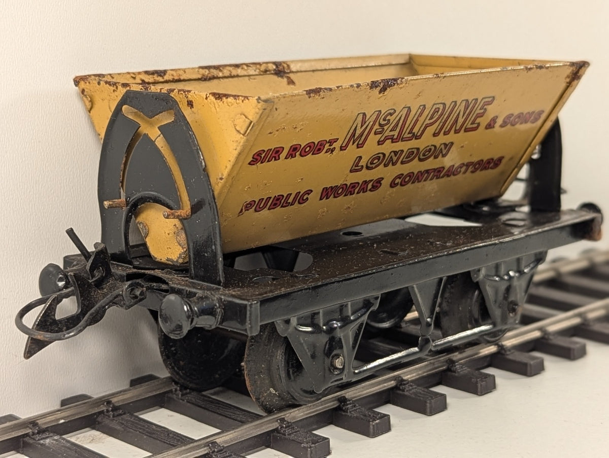 Hornby 42225 O Gauge Tinplate "McAlpine" Side Tipping Wagon