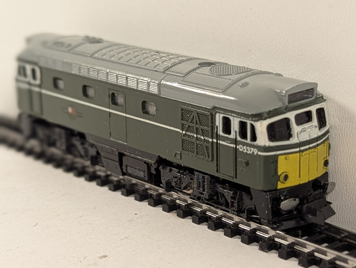 Kato N Gauge Class 27 Locomotive D5379 BR Green