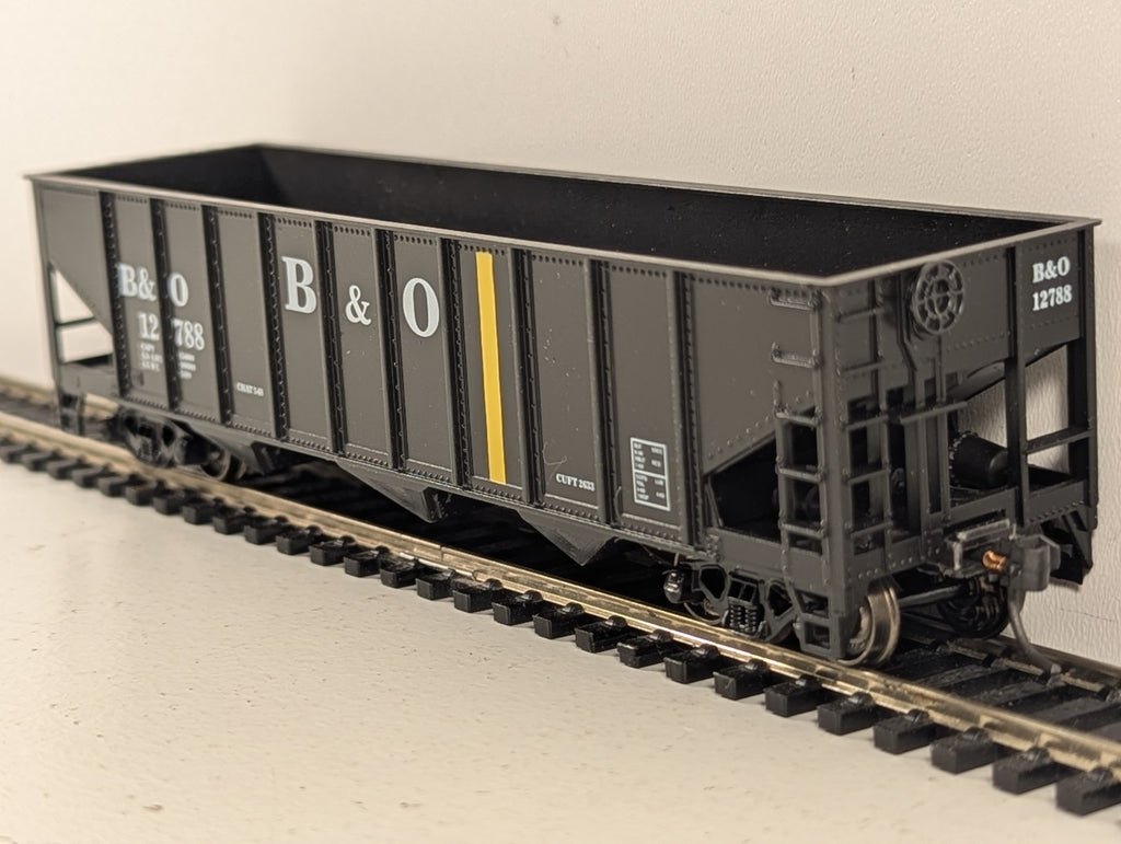 Athearn HO Gauge 3-Bay Offset Side Hopper Wagon 12788 Baltimore & Ohio
