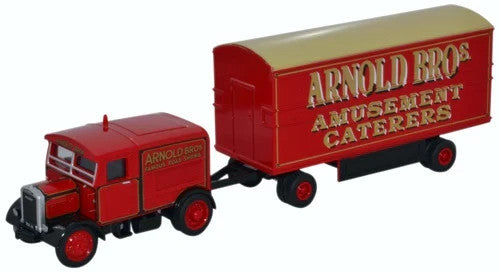 Oxford Diecast 76SST007 Showtrac & Dodgem Trailer Arnold Bros