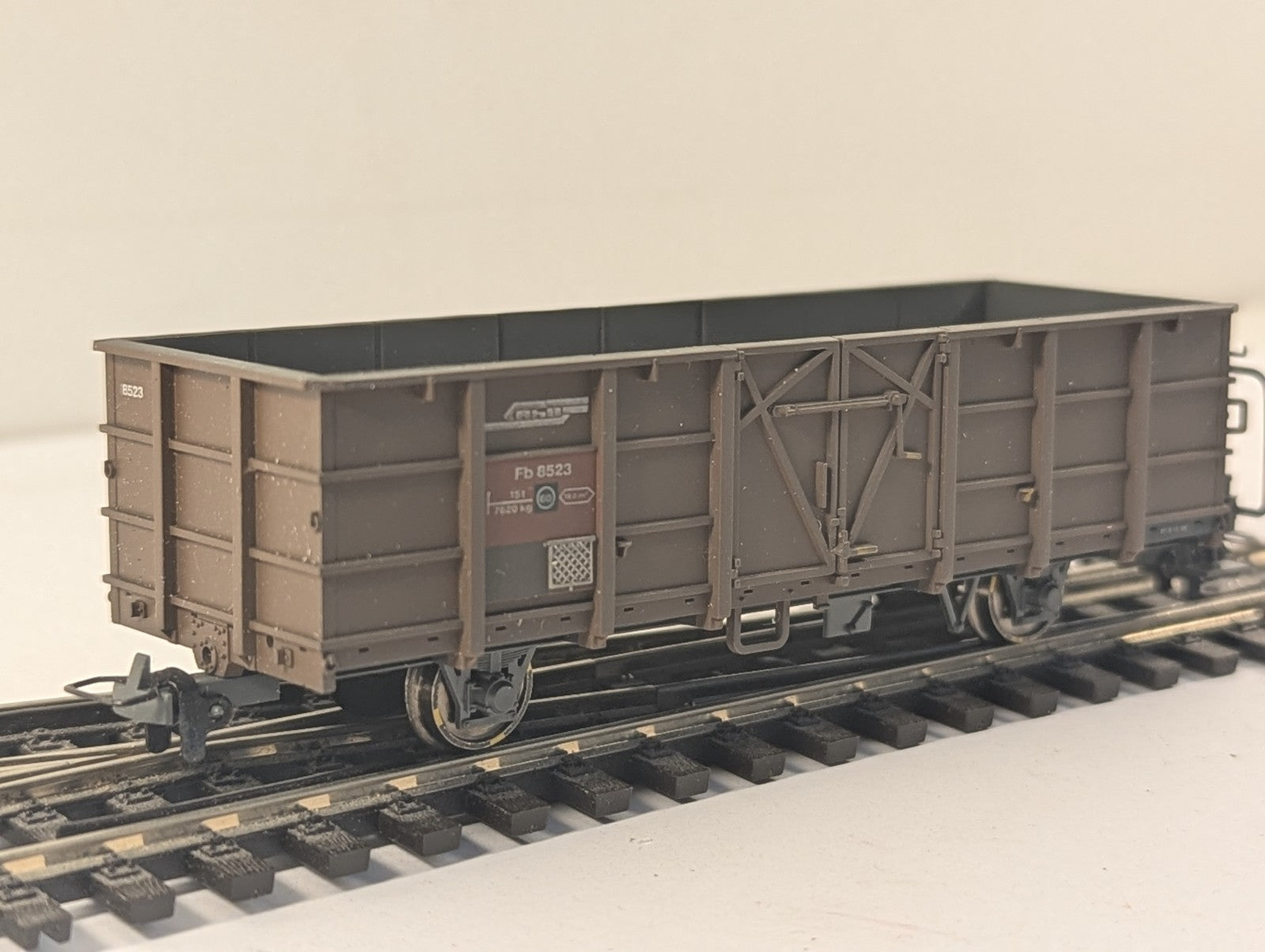 Bemo 2255 173 H0e Gauge RhB Gondola Goods Wagon - boxed