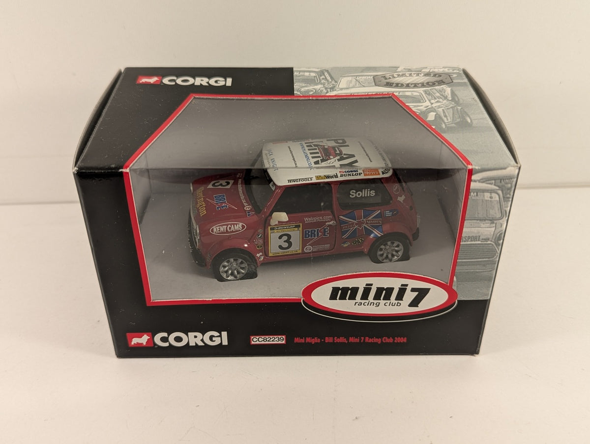 Corgi Mini Miglia - Bill Sollis, Mini 7 Racing Club 2004 Die-cast Model Car 3